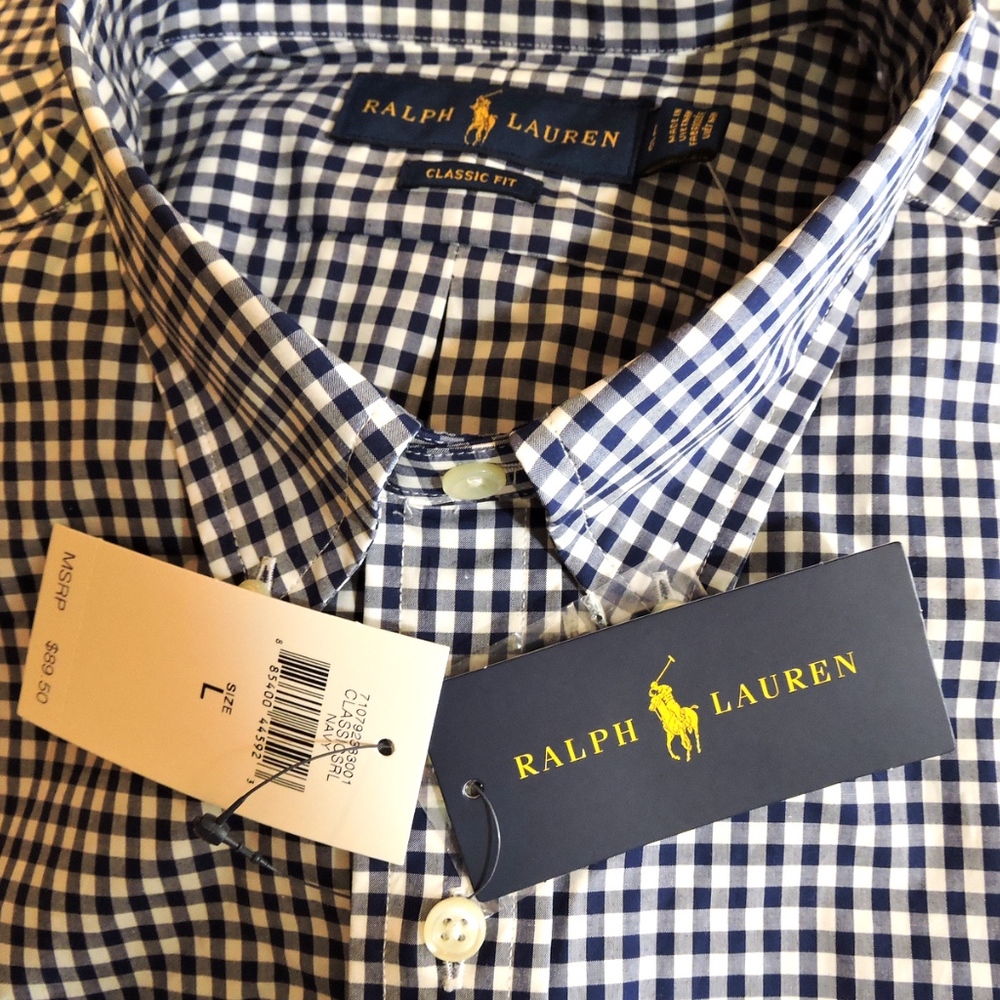 ⚜RALPH LAUREN⚜ MEN'S CLASSIC SHIRT - Picture 3 of 3